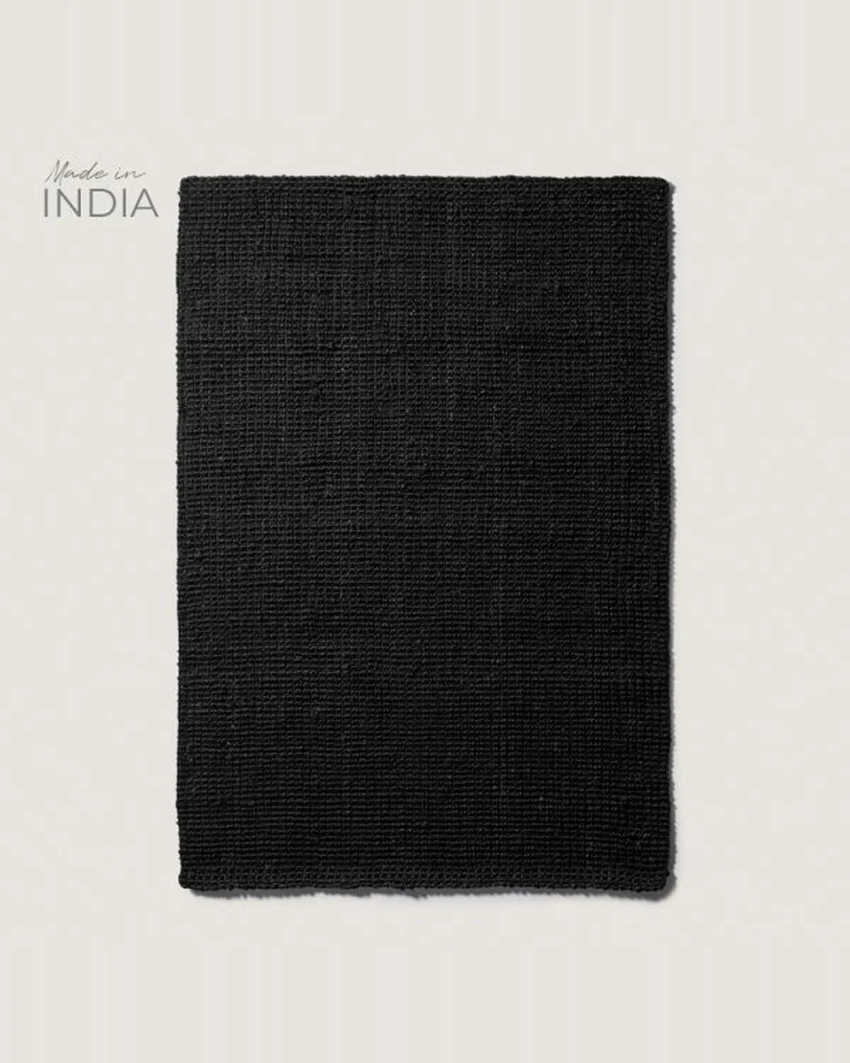 Alfombra Badohi Negra 140x200 cm