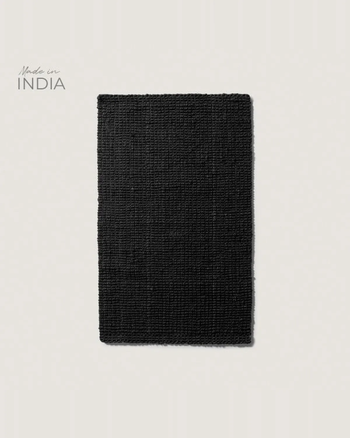 Alfombra Badohi Negra 90x150 cm