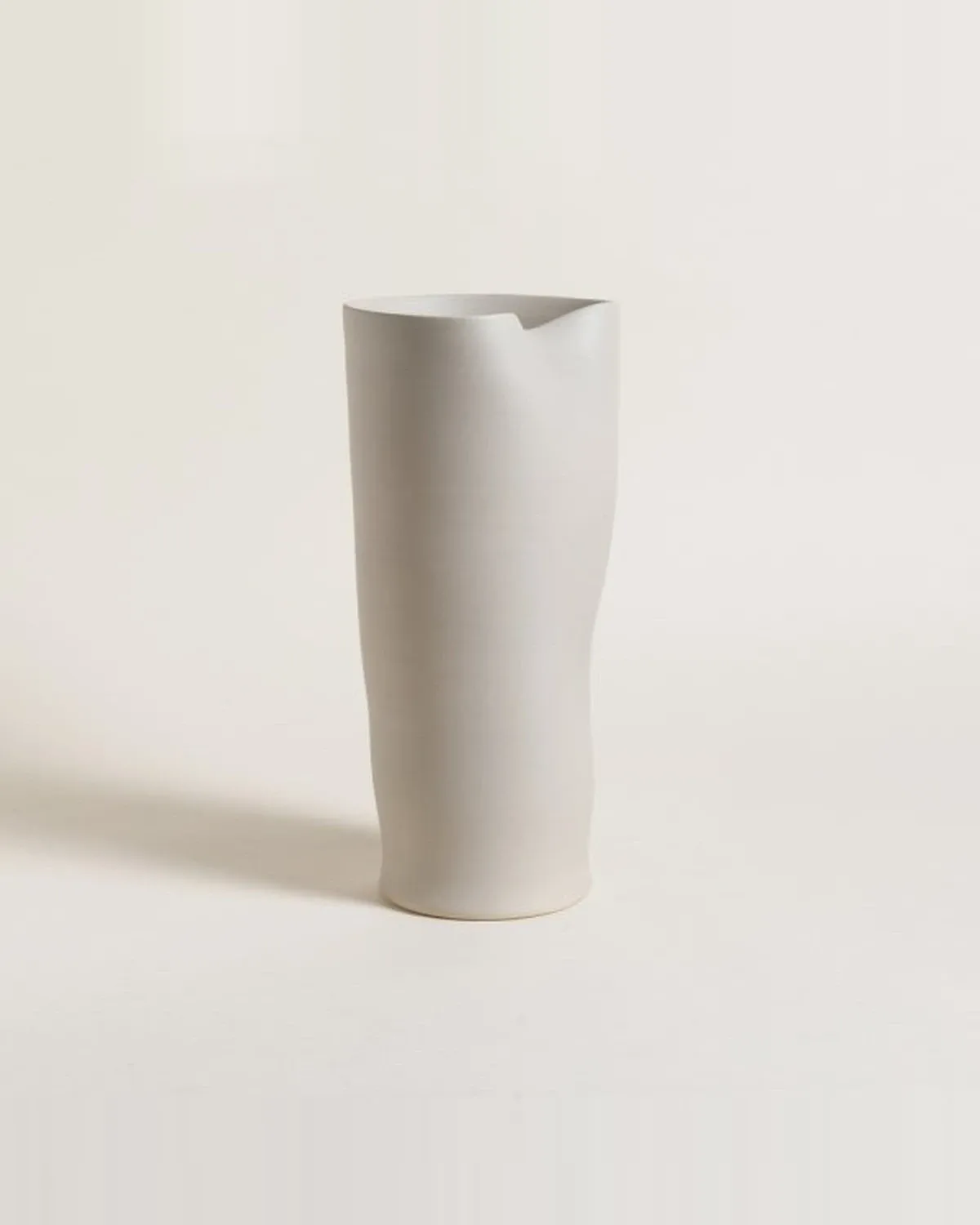 Florero Dented Cream 35x18 cm