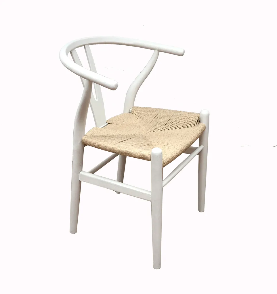 Silla Wishbone Natural White
