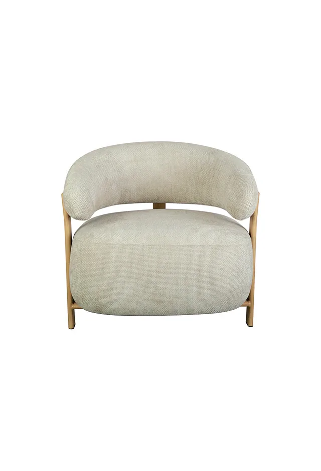Sillón Bari Chenille Beige