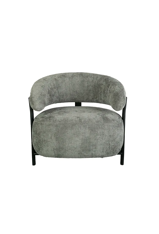Sillón Bari Gris Chenille